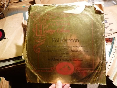 1905 POL PLANCON RCA HERITAGE SERIES Le Flibustier - Le Lazzarone/ Mozart VINYL Foto 1 de 3
