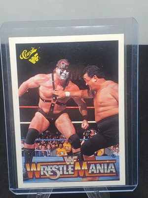 1990 WWF WRESTLE MANIA #76 MR. FUJI / AX OF DEMOLITION     - Image 1 of 2