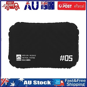 Inflatable Pillow Lightweight Camping Pillow Portable Travel Pillow (Black) New - Picture 1 of 11