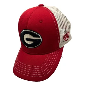 UGA BULLDOG Top Of The World Mesh Trucker Snapback Mütze rot Erwachsene Einheitsgröße - Bild 1 von 14