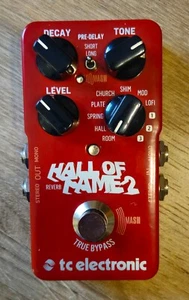 tc electronic Hall of Fame 2 / exquisites Reverb-Pedal (Stereo), wie neu - Bild 1 von 2