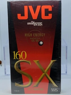 JVC T-160 SX, AV Master VHS Blank Video Cassette  BRAND NEW  Factory Sealed - Image 1 of 2