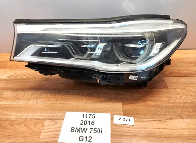 ✅ Faro adaptable LED lado conductor izquierdo BMW G12 740 750 16-19 OEM COMPLETO Foto 1 de 4