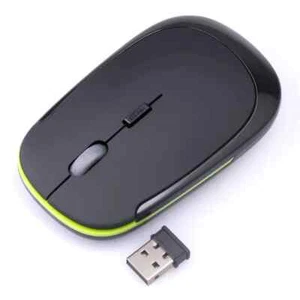 1600DPI Ergonomic Portable Slim Wireless Mouse 2.4Ghz for Laptop PC Office Home - Picture 1 of 8