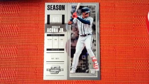 2018 Panini Contenders Optic Season Tick. Ronald Acuna Jr Rookie Card RC #4 - Picture 1 of 2