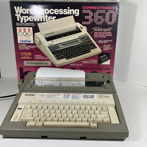 Brother GX-7000 Electronic Typewriter tested works vintage correctronic - Picture 1 of 11