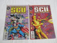 DC Comics Metropolis SCU Special Crimes Unit #1 + #2 NM