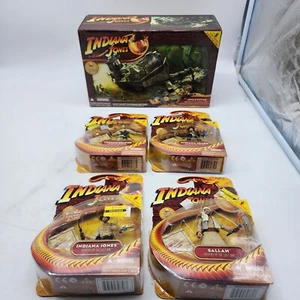 Indiana Jones Kingdom Crystal Skull 3.75' Jungle Cutter & Figure Lot of 5 Hasbro - Picture 1 of 22