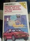 Chilton 7170 Repair Manual Datsun Nissan 200SX 510 610 710 810 Maxima 1973-1986