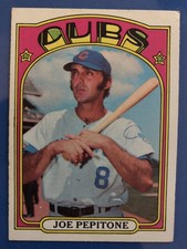 1972 Topps Baseball #303 Joe Pepitone Chicago Cubs