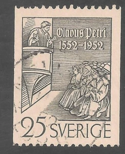 Sweden #432 (A100) VF USED SOTN - 1952 25o Olaus Petri Preaching - Picture 1 of 1