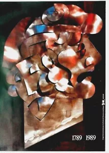 Original Vintage Plakat Menschenrechtspropaganda 1989 Kieser - Bild 1 von 1
