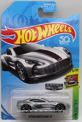 Hot Wheels Aston Martin One-77 EE. UU. Wallmart solo promoción Zamac COMO NUEVO EE. UU. solo Foto 1 de 2