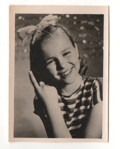 Cornelia Froboess 1951 Greiling Film Star E Series Cigarette Card #61