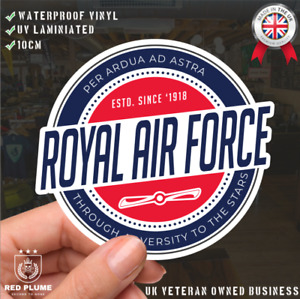 Waterproof Vinyl Decal - Royal Air Force - Retro