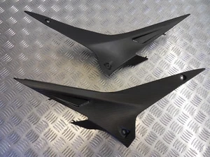 Aprilia RSV4 / Tuono 1000 1100 Carbon lower seat tank infill panels 2009 to 2020 - Picture 1 of 12
