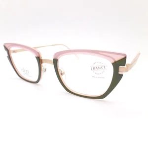 Jean Lafont Giselle 4047 49mm Pink Green Matte Gold New Authentic Frames - Bild 1 von 3