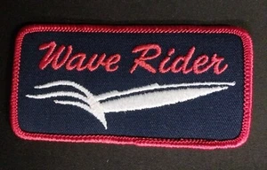 Vintage Voyager Wave Rider Boat Embroidered Patch NEW Iron-On Sew water ski ship - Picture 1 of 3