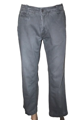 Pantalones chinos informales RED CAMEL para hombre 34 x 30 (29) gris caqui calce recto usados en excelente estado Foto 1 de 4