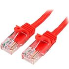 StarTech.com 1 m Red Cat5e Snagless RJ45 UTP Patch Cable - 1m Patch Cord - Ether