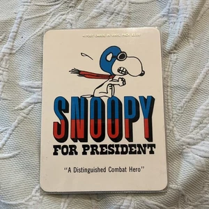 Vintage Snoopy for President Peanuts Oversized Postkarten Set OVP - Bild 1 von 4