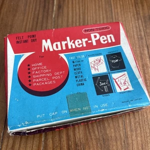 Vtg Conie Marker-Pen Set In Box Office Supply Complete Untested - Picture 1 of 5