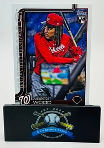 2025 Topps Serie 1 - James Wood Companion Variation #CTB-3 (RC) Nationals - Imagen 1 de 2