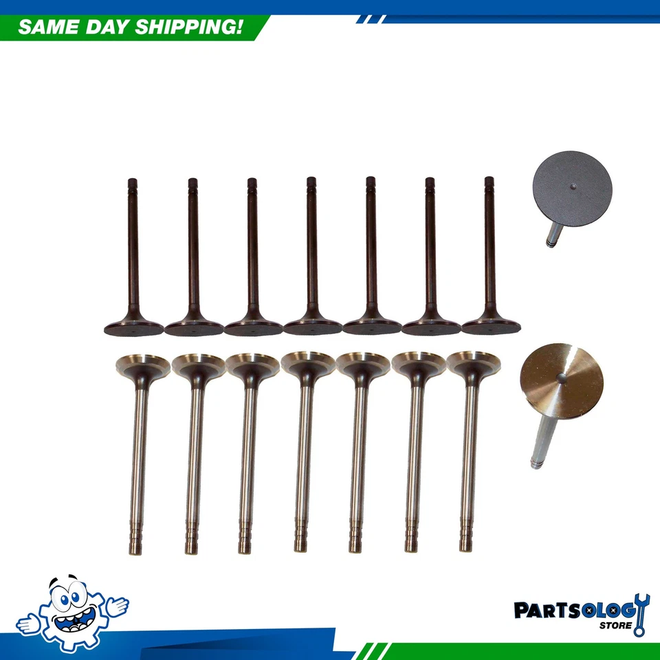 DNJ VK163195 Exhaust Intake Valve Kit for 91-04 AM General 6.2L 6.5L OHV 16V Foto 1 de 1