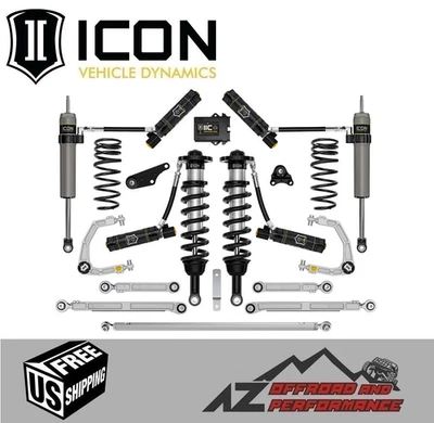 Kit de suspensión ICON 1.25-3" etapa de elevación 12 con billet para Toyota Land Cruiser '24+ Foto 1 de 4