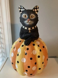 MacKenzie Childs ALLEY CAT Halloween KÜRBIS - Bild 1 von 7