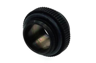 Alphacool HF Doppelnippel G1/4 AG auf G1/4 AG mit O-Ring - Deep Black / Schwarz