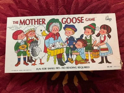 Vintage 1971 The Mother Goose Game - A Cadaco Storybook Classic Game -No Reading - Image 1 of 4