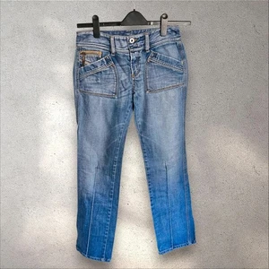 DIESEL reckfly special women's jeans blue regular straight stone wash W27 L32 - Picture 1 of 16