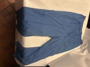 Blue stretch waist pans unsized - Picture 1 of 3