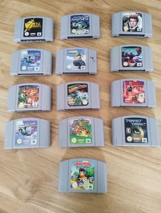 N64 Cartridge Bundle (PAL): 12 Games Including GoldenEye, Zelda, Banjo-Kazooie - Picture 1 of 1