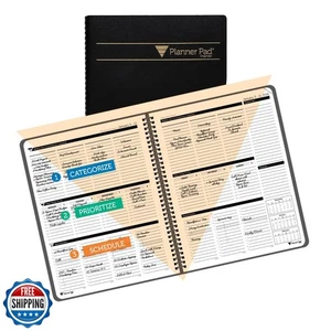 Planner Pad rilegato a spirale gennaio-dicembre 2026/ calendario anno 8 1/2" x 11" la - Foto 1 di 5