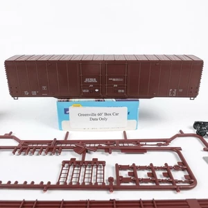 Kit de coche caja puerta doble enchufe Greenville solo datos escala HO Con-Cor 60' (B) - Imagen 1 de 4
