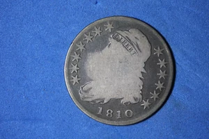 1810- CAPPED BUST HALF DOLLAR  #P29550 - Picture 1 of 2