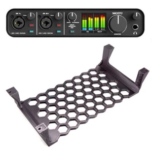 Supporto sotto scrivania/tavolo per interfaccia audio MOTU M4 4x4 USB-C *Nero* - Foto 1 di 9