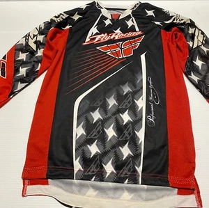 Fly Racing Kinetic - Motor Cross MX - Long Sleeve Shirt - Size Youth Large - Picture 1 of 11