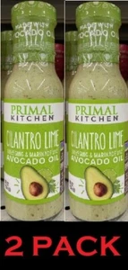 Primal Kitchen CILANTRO LIME DRESSING & MARINADE Made W Avocado oil 8 oz 2 PACK - Picture 1 of 3