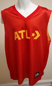 Converse Open Gym ATL Atlanta Reversible One Star Basketball Jersey Large - Picture 1 of 9