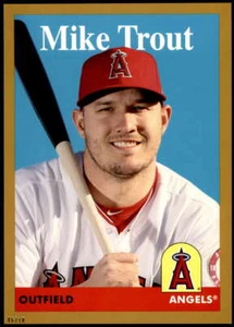 Mike Trout 2019 Topps Archives 5x7 Gold #83 /10 Angels - Picture 1 of 2