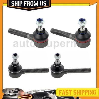 Extremo de varilla de dirección exterior interior delantero 4x para Volkswagen Super Beetle 1971-1974 Foto 1 de 4