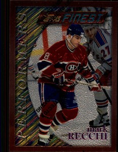 1995-96 Topps Finest Hockey #119 Mark Recchi B