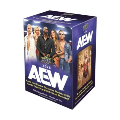 New Listing2025 Upper Deck All Elite AEW WRESTLING Factory Sealed Blaster Box!