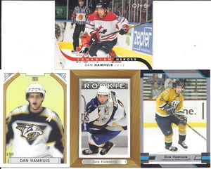 Dan Hamhuis 2003-04 Upper Deck Bee Hive, Bowman & Topps Rookie Cards 09-10 OPC - Picture 1 of 1
