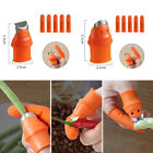 Silicone Thumb Knife Finger Cutting Vegetable Plant Blade Scissors Garden Glove;