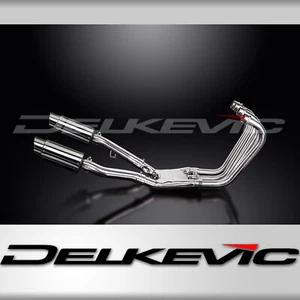 Yamaha FJ1200 3XW 1991-1996 Complete Exhaust 4-2 8" Round Stainless Mufflers - Picture 1 of 5