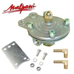 PETROL KING FUEL PRESSURE REGULATOR FOR CARBS 1.5-5 PSI + 8mm 90 DEGREE UNIONS - Afbeelding 1 van 1